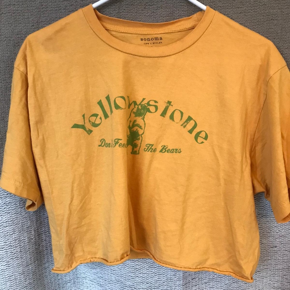 Yellowstone Cropped Tee